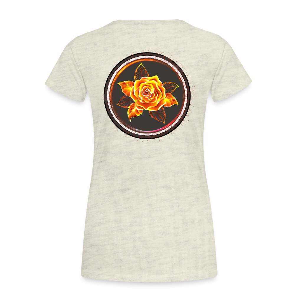 Fiery Rose - Women’s Premium T-Shirt - heather oatmeal