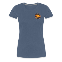 Fiery Rose - Women’s Premium T-Shirt - heather blue