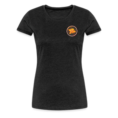 Fiery Rose - Women’s Premium T-Shirt - charcoal grey