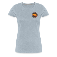 Fiery Rose - Women’s Premium T-Shirt - heather ice blue