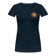 Fiery Rose - Women’s Premium T-Shirt - deep navy