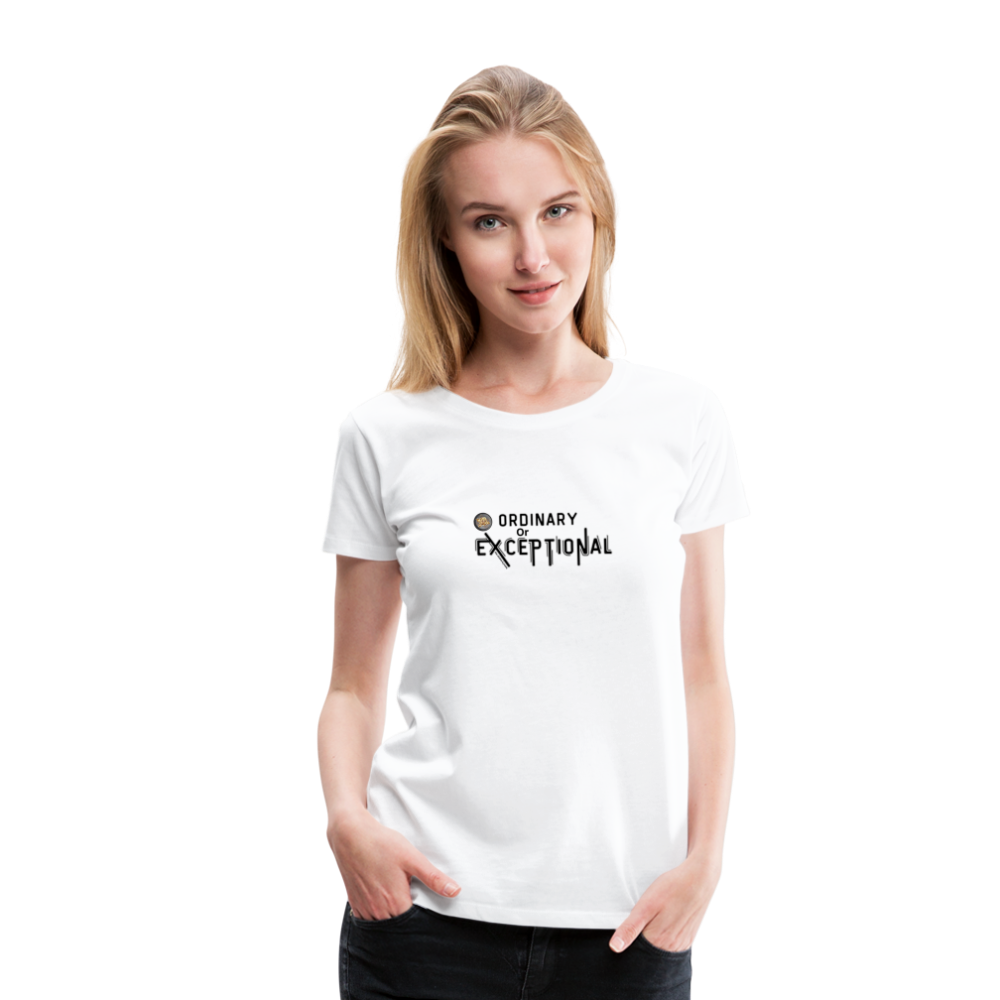 Exceptional Rose - Women’s Premium T-Shirt - white