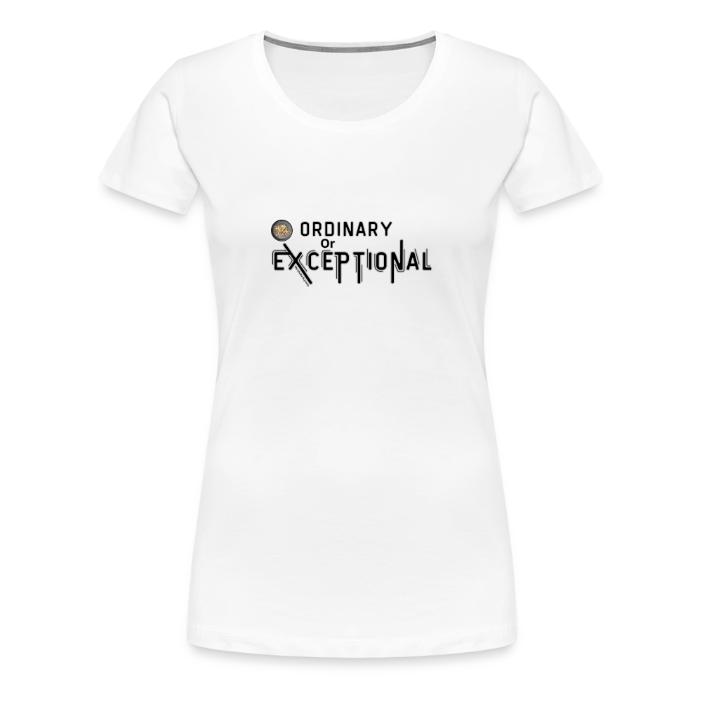 Exceptional Rose - Women’s Premium T-Shirt - white