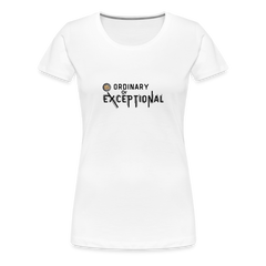 Exceptional Rose - Women’s Premium T-Shirt - white