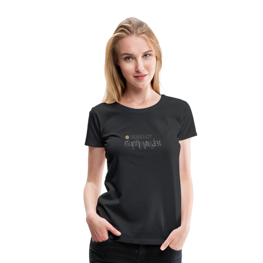 Exceptional Rose - Women’s Premium T-Shirt - black