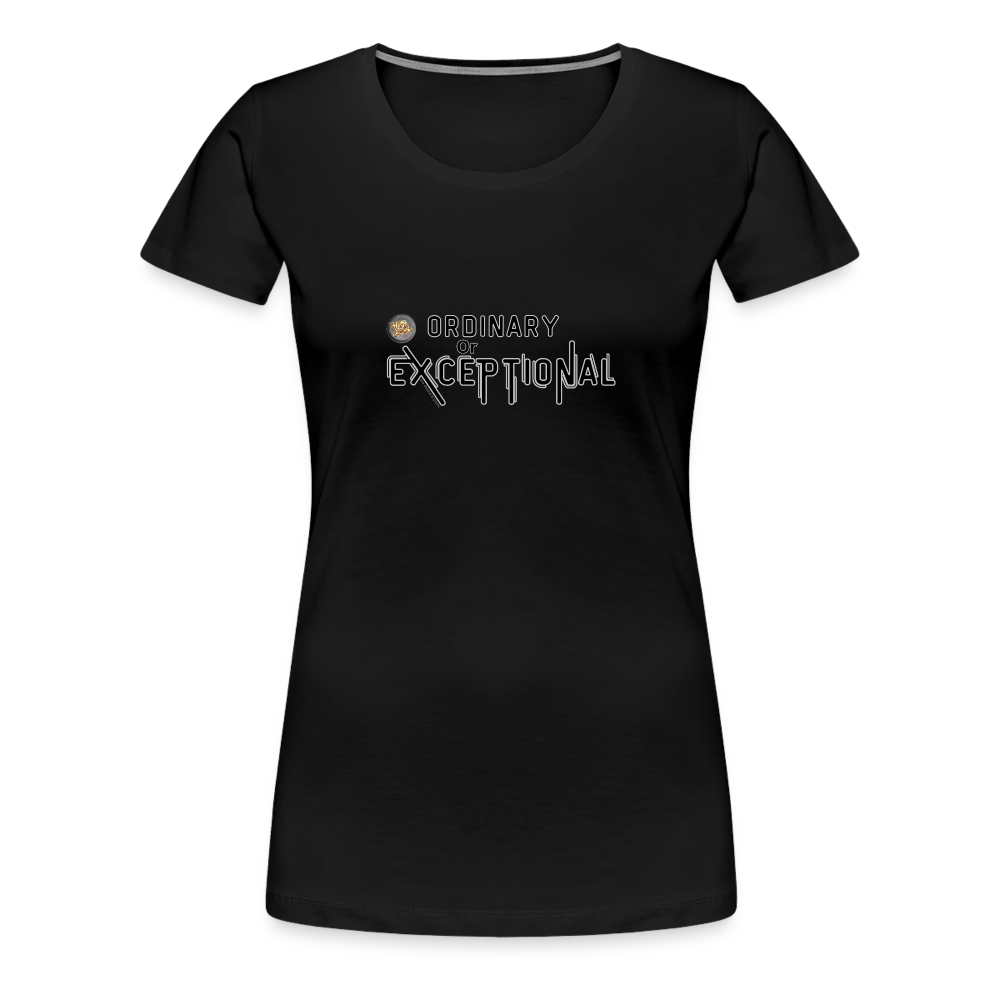 Exceptional Rose - Women’s Premium T-Shirt - black