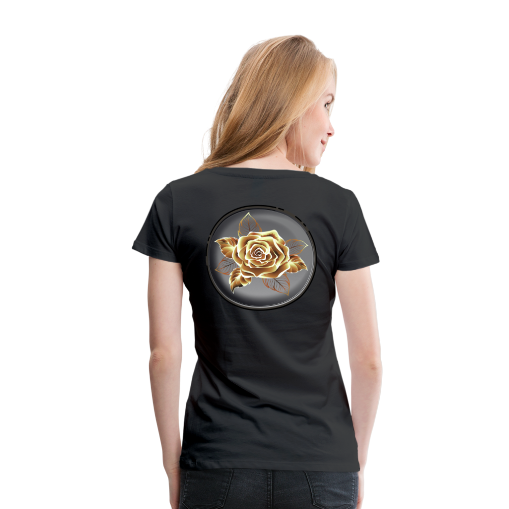 Exceptional Rose - Women’s Premium T-Shirt - black