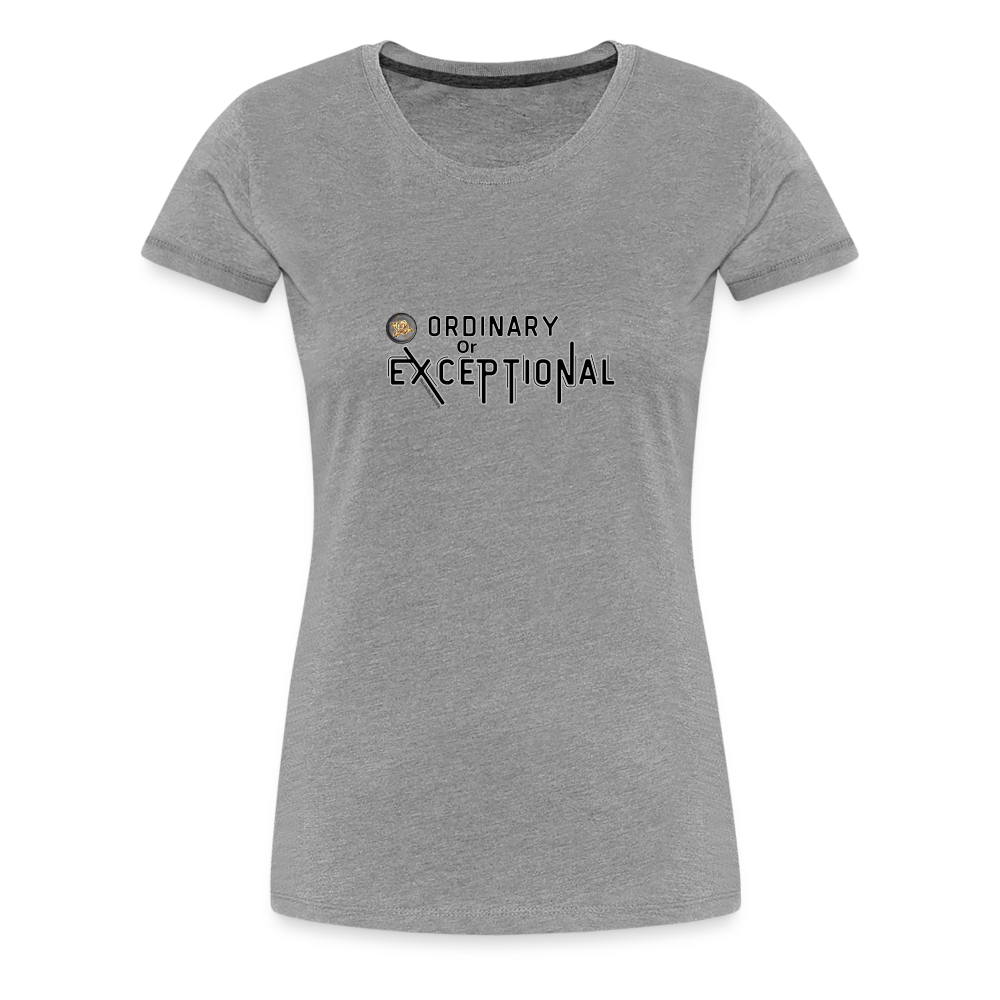 Exceptional Rose - Women’s Premium T-Shirt - heather gray