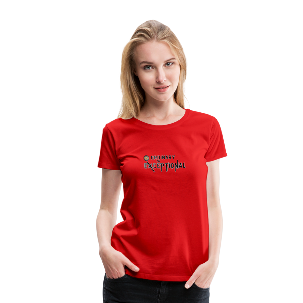 Exceptional Rose - Women’s Premium T-Shirt - red