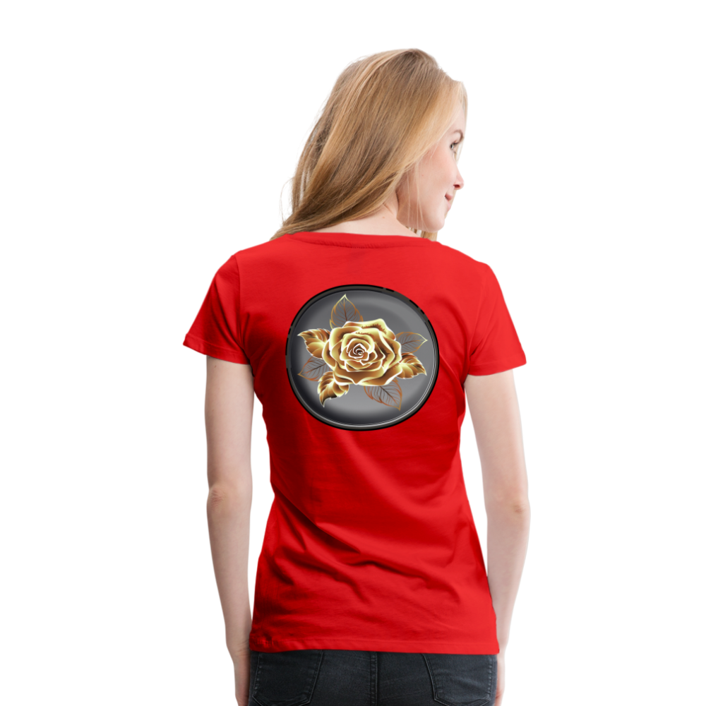 Exceptional Rose - Women’s Premium T-Shirt - red