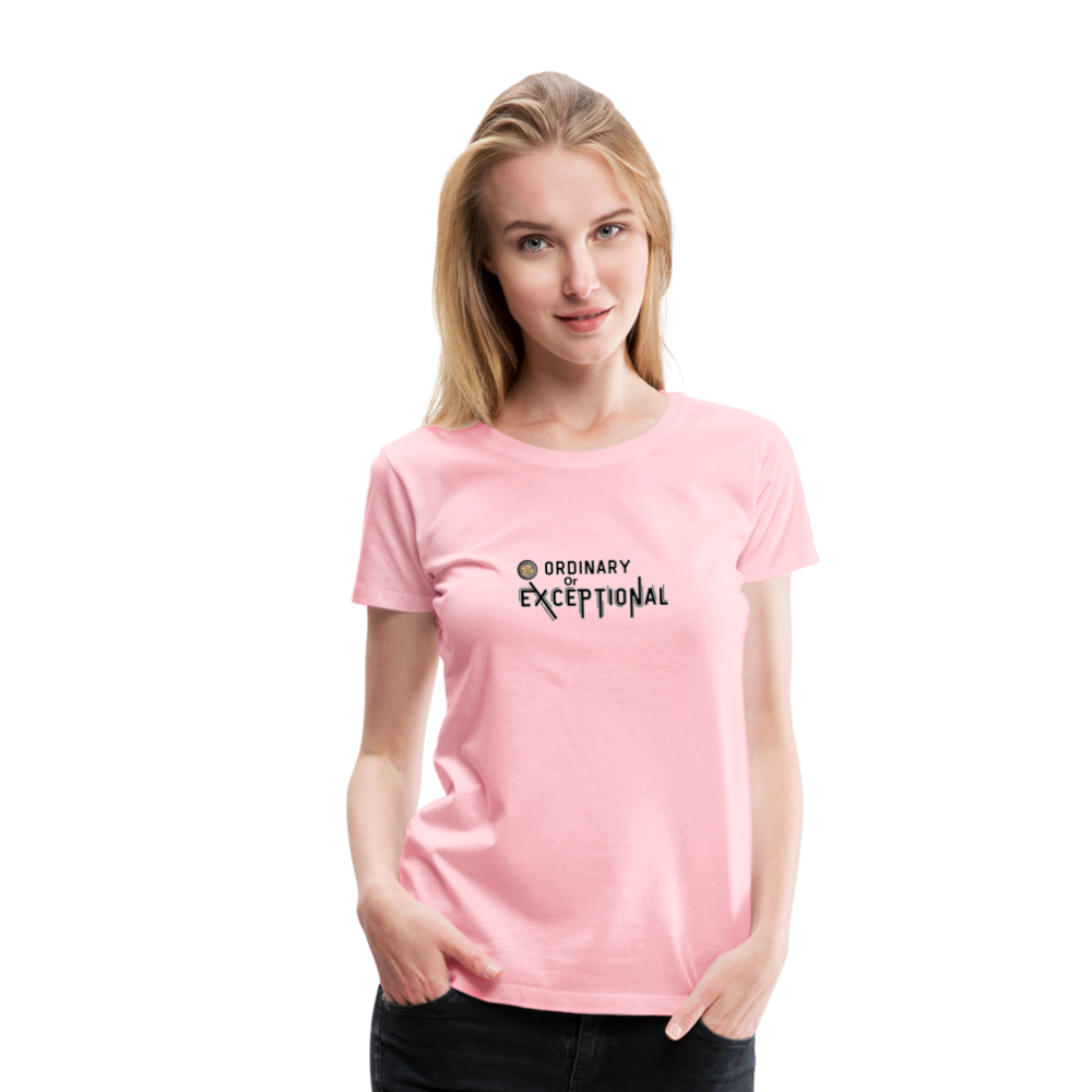 Exceptional Rose - Women’s Premium T-Shirt - pink