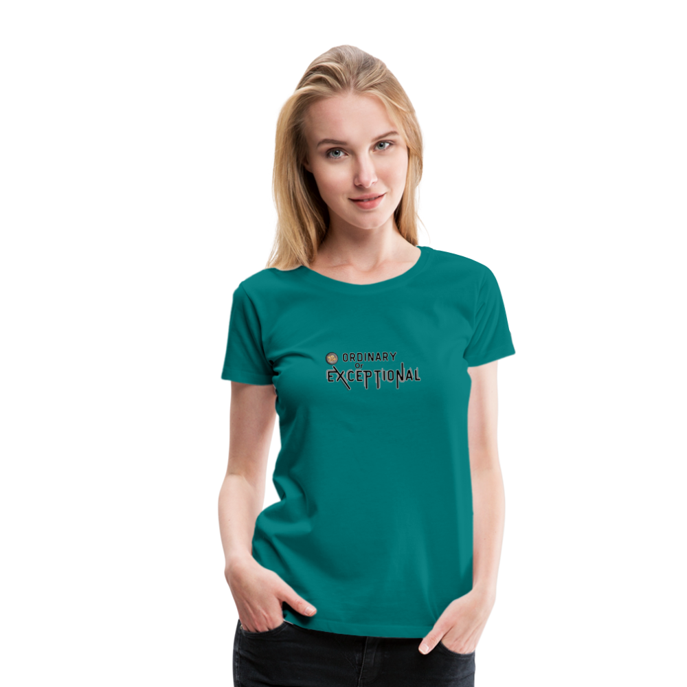 Exceptional Rose - Women’s Premium T-Shirt - teal