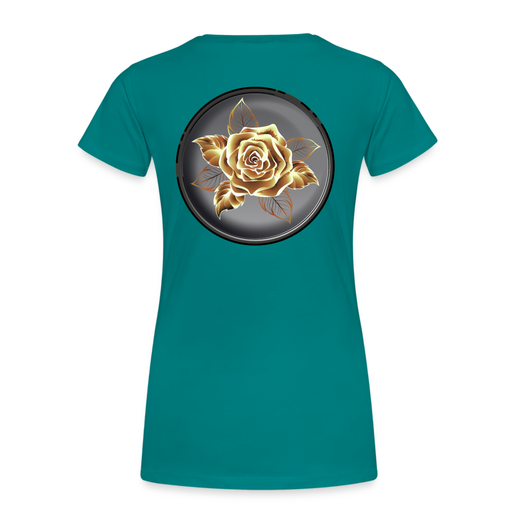 Exceptional Rose - Women’s Premium T-Shirt - teal