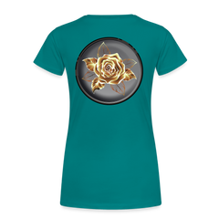 Exceptional Rose - Women’s Premium T-Shirt - teal