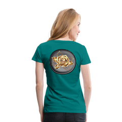 Exceptional Rose - Women’s Premium T-Shirt - teal