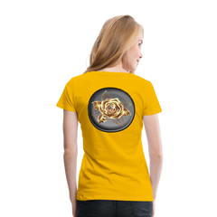 Exceptional Rose - Women’s Premium T-Shirt - sun yellow