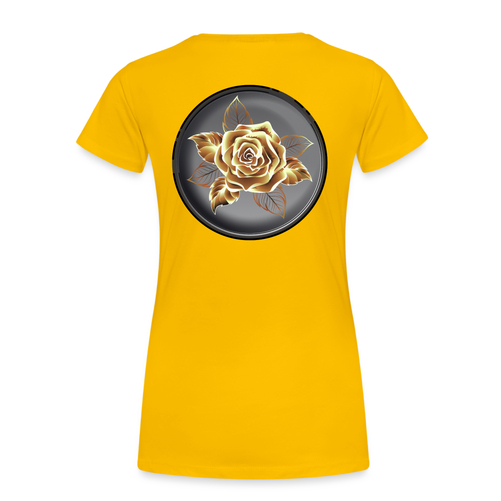 Exceptional Rose - Women’s Premium T-Shirt - sun yellow