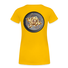 Exceptional Rose - Women’s Premium T-Shirt - sun yellow