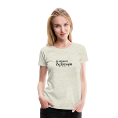 Exceptional Rose - Women’s Premium T-Shirt - heather oatmeal