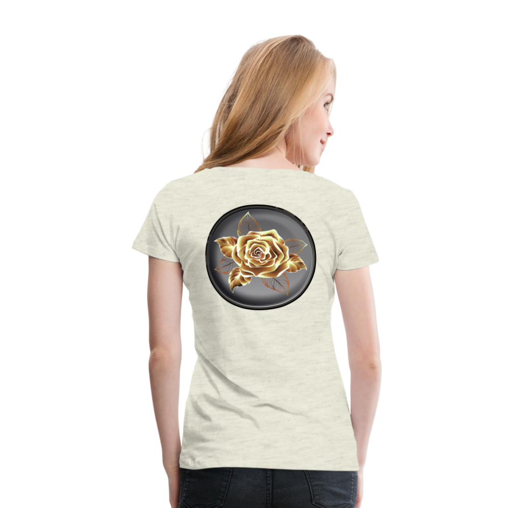 Exceptional Rose - Women’s Premium T-Shirt - heather oatmeal