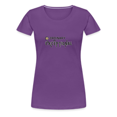 Exceptional Rose - Women’s Premium T-Shirt - purple