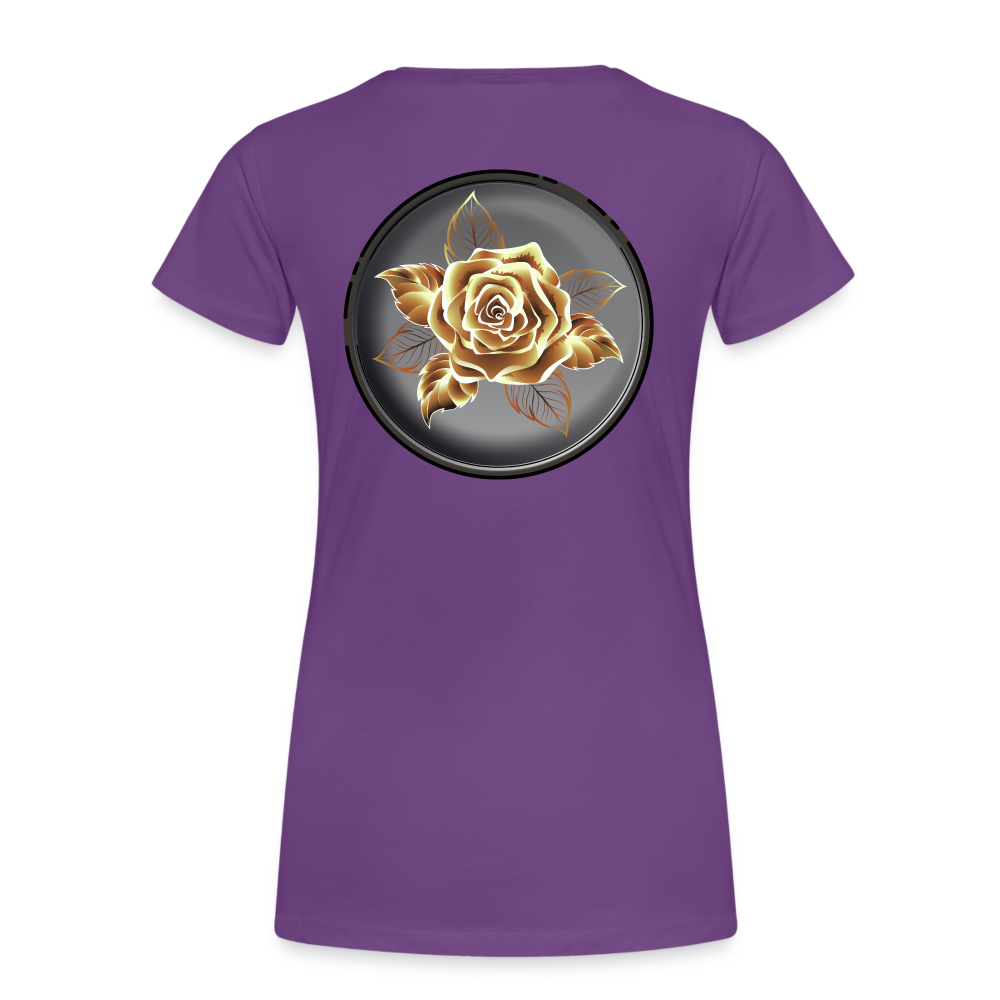 Exceptional Rose - Women’s Premium T-Shirt - purple