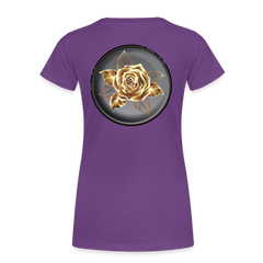 Exceptional Rose - Women’s Premium T-Shirt - purple