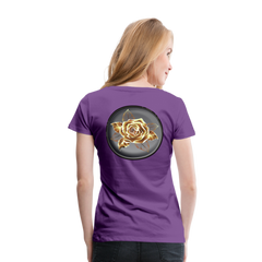 Exceptional Rose - Women’s Premium T-Shirt - purple