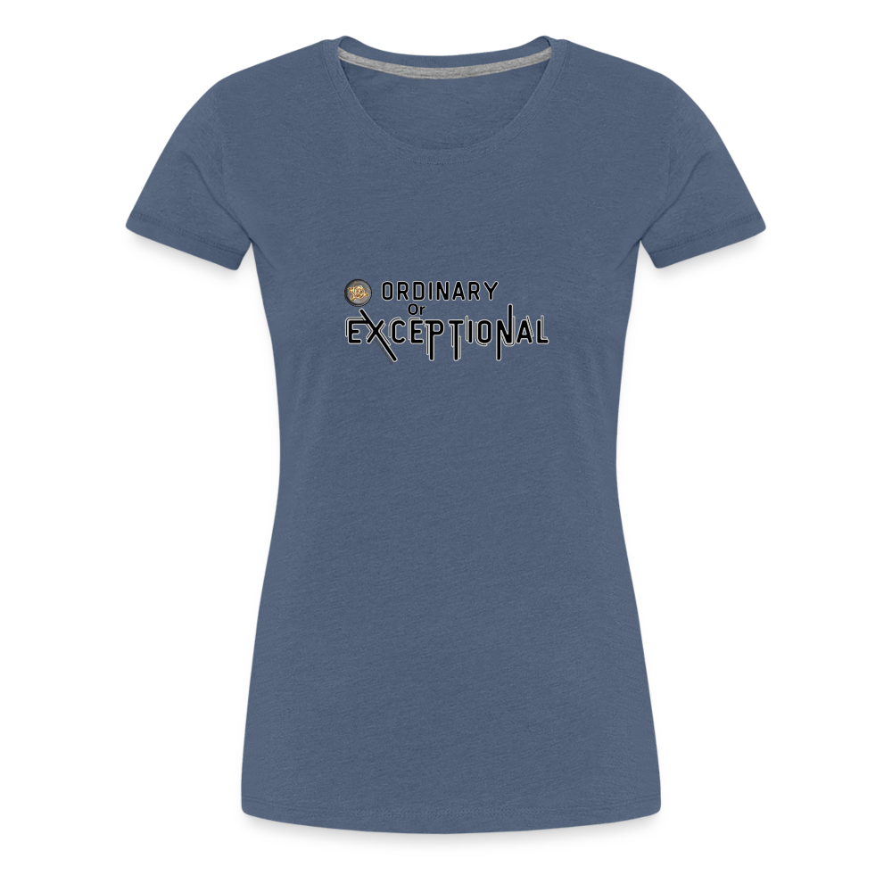 Exceptional Rose - Women’s Premium T-Shirt - heather blue