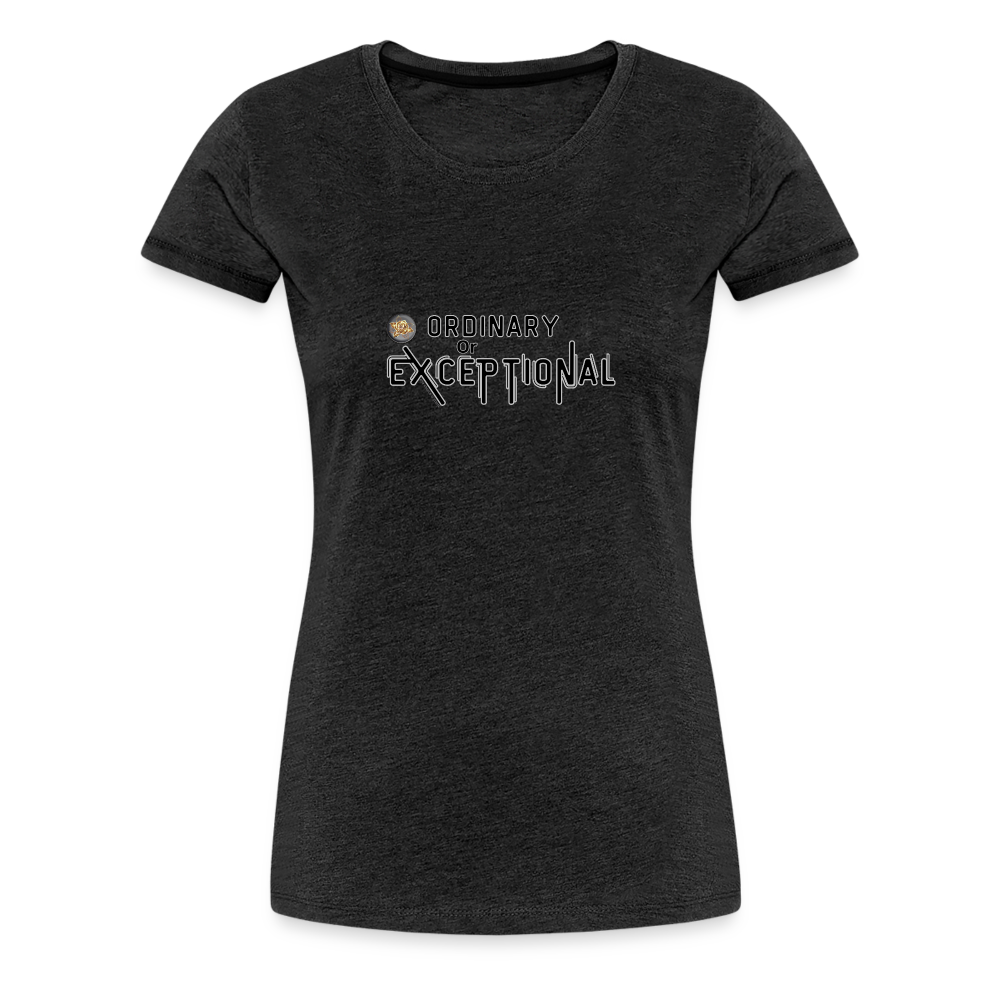 Exceptional Rose - Women’s Premium T-Shirt - charcoal grey