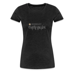 Exceptional Rose - Women’s Premium T-Shirt - charcoal grey