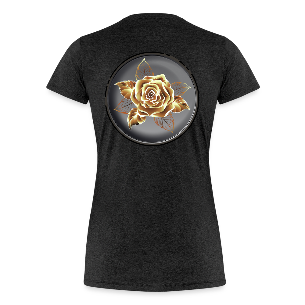 Exceptional Rose - Women’s Premium T-Shirt - charcoal grey