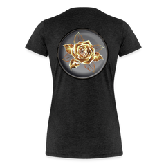 Exceptional Rose - Women’s Premium T-Shirt - charcoal grey