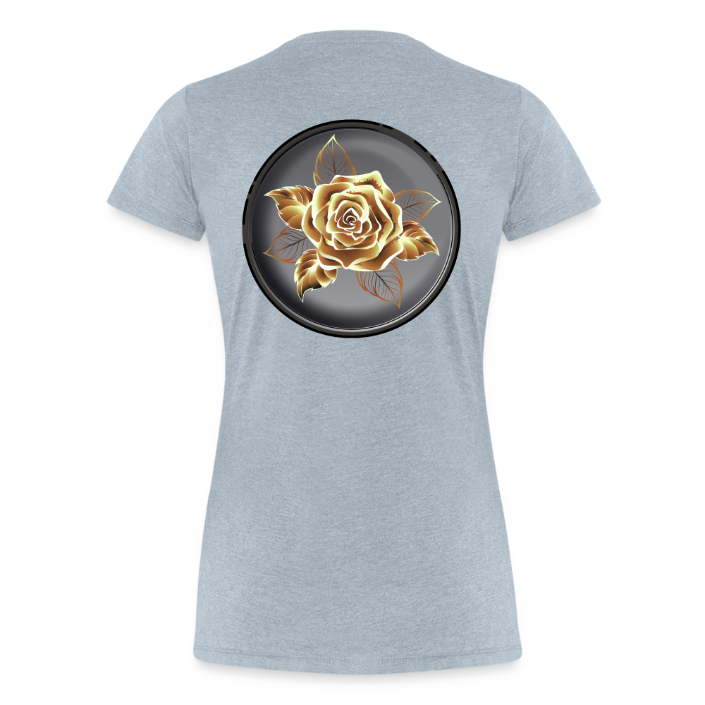 Exceptional Rose - Women’s Premium T-Shirt - heather ice blue