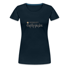 Exceptional Rose - Women’s Premium T-Shirt - deep navy