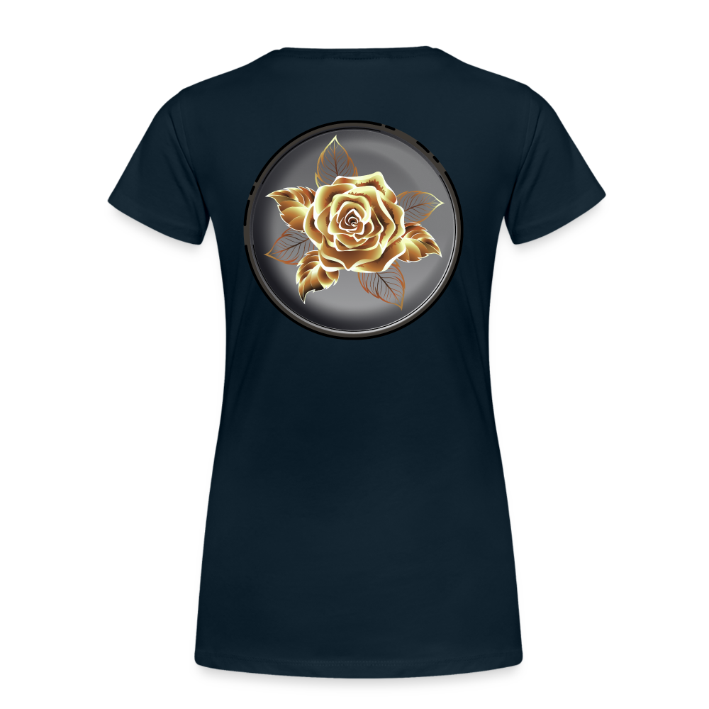 Exceptional Rose - Women’s Premium T-Shirt - deep navy