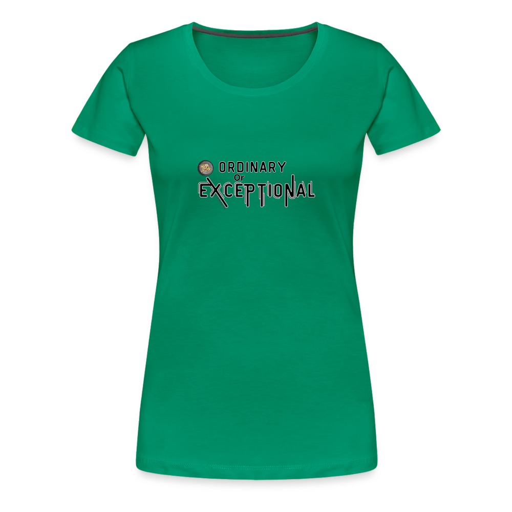 Exceptional Rose - Women’s Premium T-Shirt - kelly green