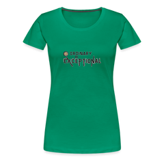 Exceptional Rose - Women’s Premium T-Shirt - kelly green