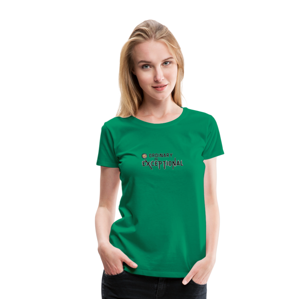 Exceptional Rose - Women’s Premium T-Shirt - kelly green